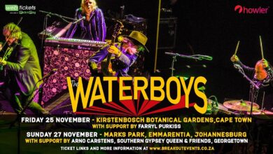 Photo of Support Acts Announced for The Waterboys Live in Cape Town And Johannesburg next week