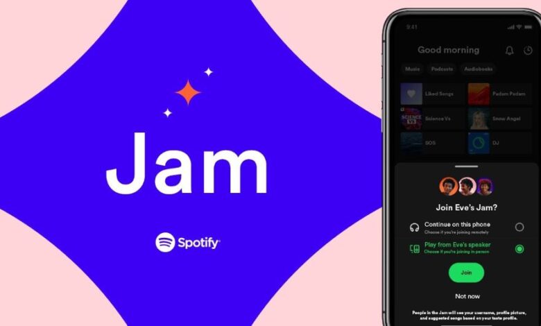 Spotify Unveils Jam - Listen With Your Squad
