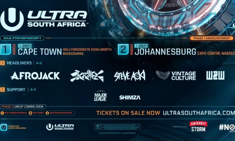 ULTRA South Africa Unveils Stacked Phase 1 Lineup