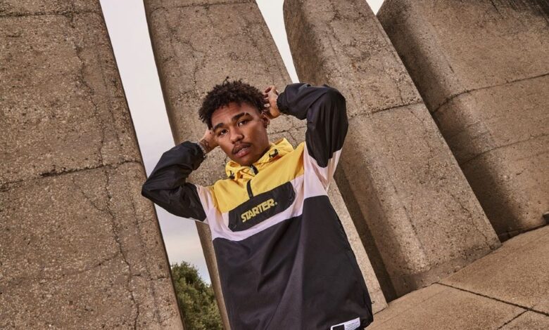 Lucasraps partners with nostalgic sports brand, 'Starter'