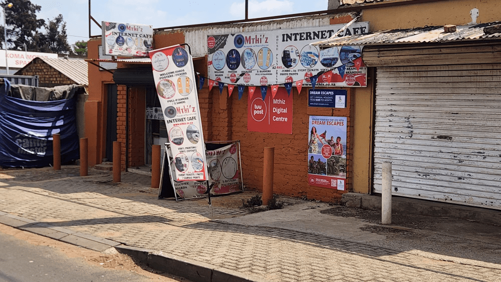 Township internet cafe