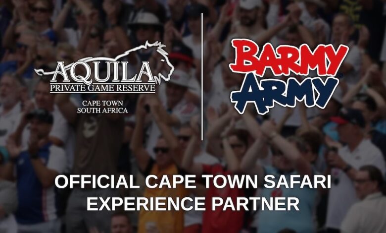 Aquila Safari & Barmy Army Announce Official Partnership